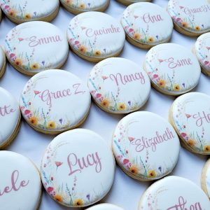 Printed Named Cookies