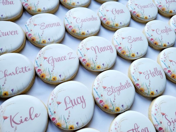 Printed Named Cookies