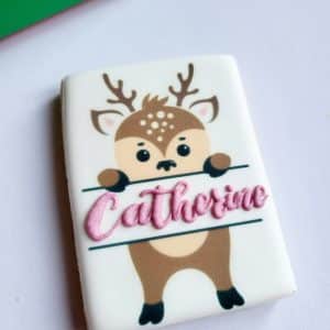 Personalized Card- Deer